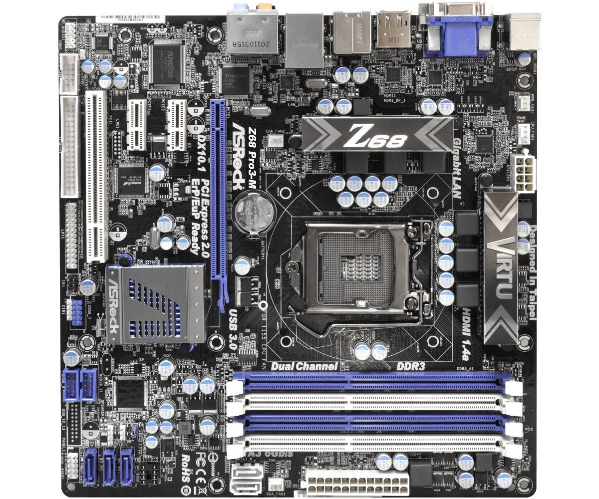 Asrock z68 pro3 gen3 обзор